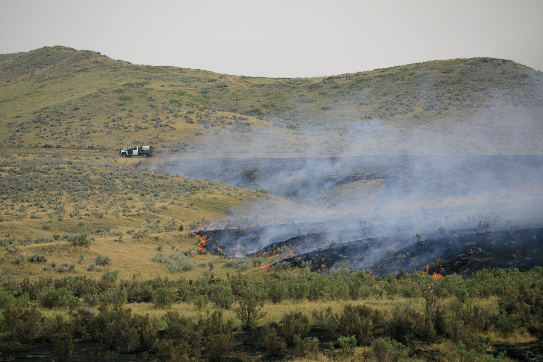 Poverty Flats fire